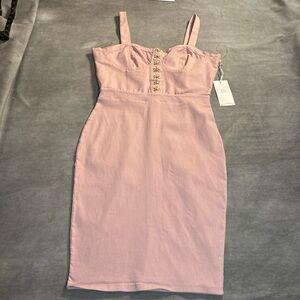 Blashe Pink Sleeveless Bodycon Dress Women’s dress Large